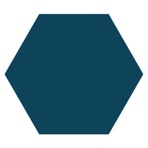 floor tiles Blu Floor & Wall Tile: Hexa Collection | Floors & Baths Pro's