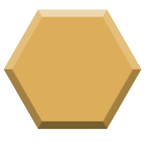 floor tiles Giallo Bevelled Floor & Wall Tile: Hexa Collection | Floors & Baths Pro's