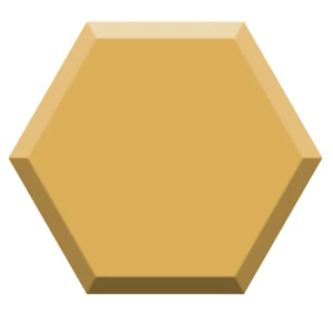 Giallo Bevelled Floor & Wall Tile: Hexa Collection | Floors & Baths Pro's