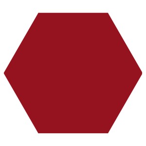 floor tiles Rosso Floor & Wall Tile: Hexa Collection | Floors & Baths Pro's