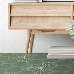 Image 3 of Base White Floor & Wall Tile: Stripes Collection sold at Floors & Baths Pro's
