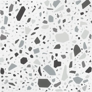 Luxor Series, 15" Bianco Grigio Floor & Wall Tile: Confetti Collection
