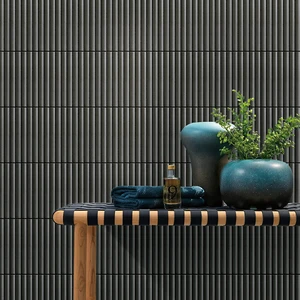 Image 4 of Green- Flute Mosaic & Tile: Flute Collection sold at Floors & Baths Pro's