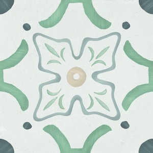 floor tiles Green Flower Floor & Wall Tile: Sirocco Collection | Floors & Baths Pro's
