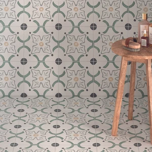Image 7 of Green Garden Floor & Wall Tile: Sirocco Collection sold at Floors & Baths Pro's