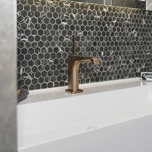Image 6 of Grafito Mosaic & Tile: Ecostones Collection sold at Floors & Baths Pro's