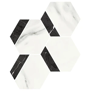  34", afmboorg8 KDFRZPEww1Kowc486Mnmzzsbq9ELqwW1LMJDLq2EYA8SYS Hexagon Mosaic & Tile: Absolut Black | Statuario White Collection 