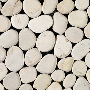 backsplash mosaic tiles Bianco Piatto Mosaic & Tile: Sasso Collection | Floors & Baths Pro's