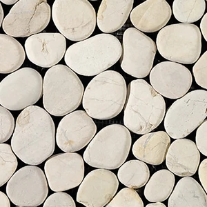  Pebble Mosaic Bianco Piatto Mosaic & Tile: Sasso Collection 