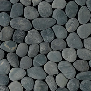 Residential And Commercial, 30" Nero Bombato Mosaic & Tile: Sasso Collection
