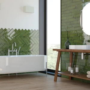 Image 4 of Ivory Mosaic & Tile: Alchimia Wall Collection sold at Floors & Baths Pro's