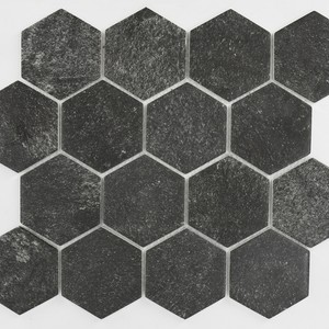 backsplash mosaic tiles Hex No:31 Mosaic Tile: Enameled Glass Collection | Floors & Baths Pro's