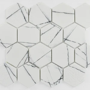  15", AfmBOoq2JHMMXryeXh0MfwkziekE6ULq7DRD_J2RCnbSx6_I7NpOnTyW Hex No:9 Mosaic Tile: Enameled Glass Collection 