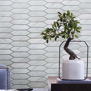 Image 2 of Picket No:31 Mosaic Tile: Enameled Glass Collection sold at Floors & Baths Pro's