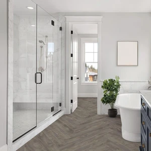 Image 2 of Dark Grey Vinyl Plank Flooring (B565 - Beaulieu) sold at Floors & Baths Pro's
