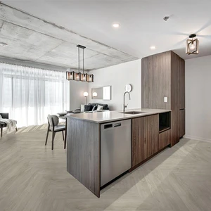 Image 2 of Medium Grey Vinyl Plank Flooring (B564 - Beaulieu) sold at Floors & Baths Pro's